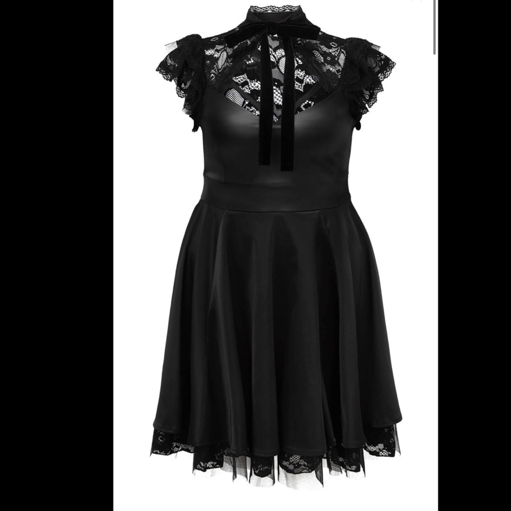 Black Satin Dress